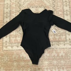 NWT Old Navy One-Piece Long-Sleeve Bathing Suit